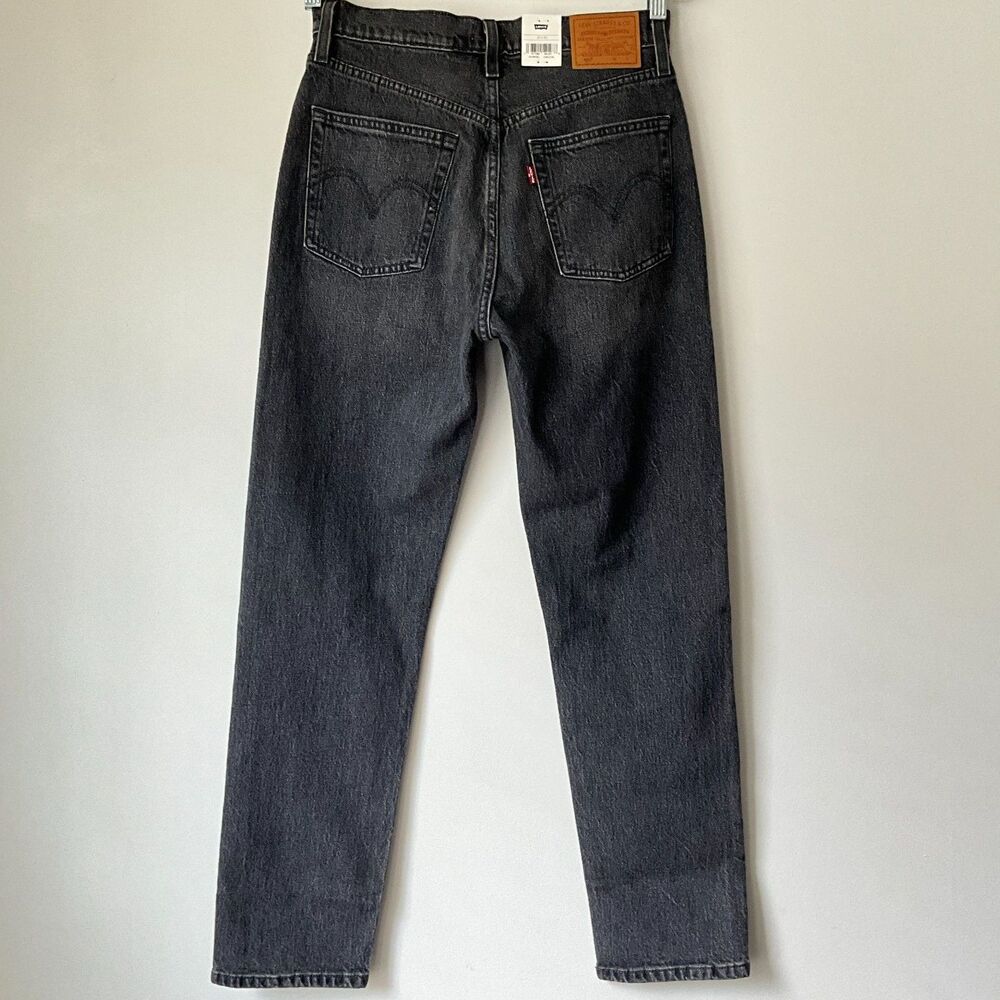Levi's Premium 501 Crop Button Fly Straight Jeans 29 - Picture 3 of 11